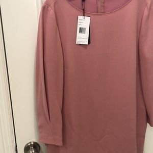 Lafayette 148 rose color dress. NWT, still in the plastic from the store
